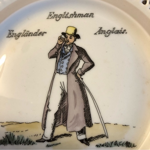 Rare! Vtg 1978 Royal Copenhagen BING & GRONDAHL Englishman Porcelain Plate Box - Picture 2 of 10